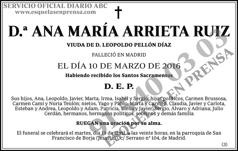 Ana María Arrieta Ruiz